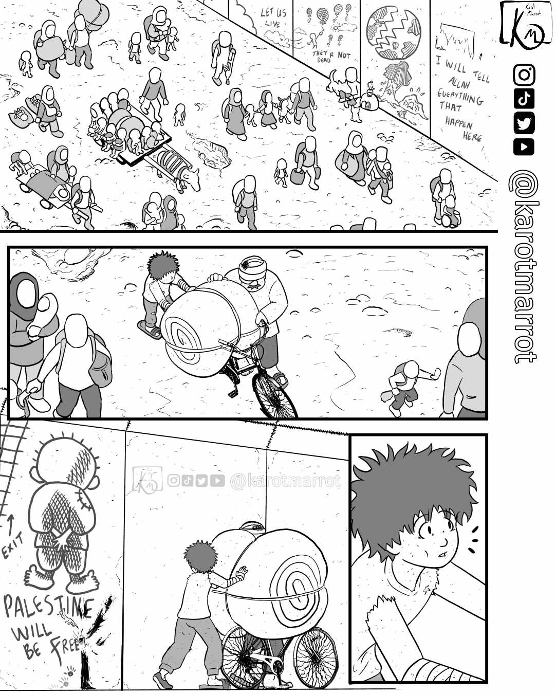 This boy from Gaza makes manga Chapter 0 22